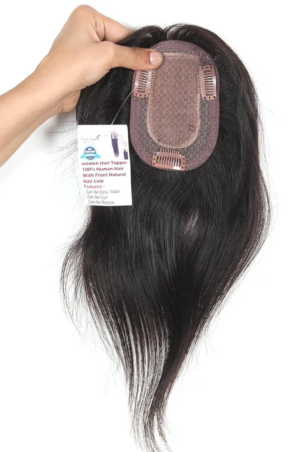 Human_Hair_Clip-In_Topper_with_Bangs