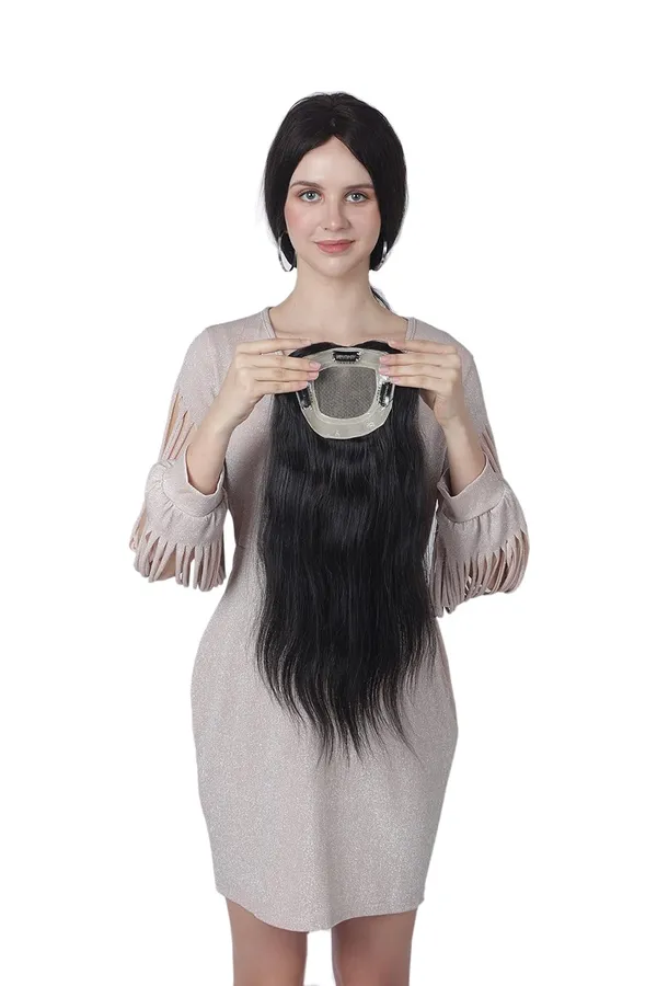Human_Hair_Mono_Silk_Base_Clip-In_Crown_Topper