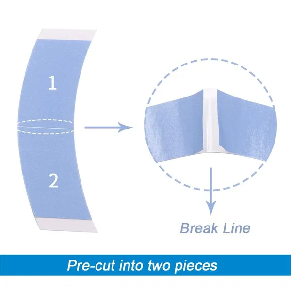 Blue_Cc_Counter_36_Strips_Waaker_Adhesive_Double_Side_Tape_Strips_For_Patch/Wig_Hair_Extension_For_Women
