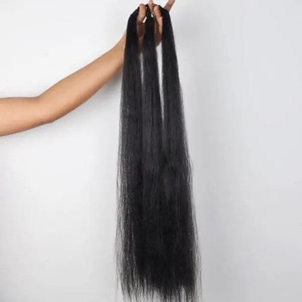 Black_30_Inch_Long_Synthetic_Hair_Choti_Extensions_3_Layer_Artificial_Choti_Parandi_For_Women