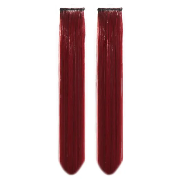 Maroon_Hair_Streaks_Synthetic_20-Inch_Maroon_Straight_Clip-On_Extensions_For_Instant_Highlights_Pack_Of_2_Perfect_&_Wo_Stylish_Hair_Makeover_Can_Be_Use_In_Party_&_Casual_For_Women