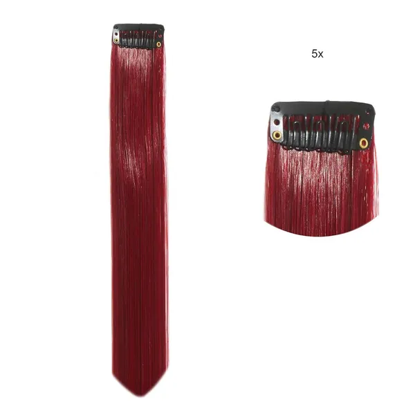 Maroon_Hair_Streaks_Synthetic_20-Inch_Maroon_Straight_Clip-On_Extensions_For_Instant_Highlights_Pack_Of_2_Perfect_&_Wo_Stylish_Hair_Makeover_Can_Be_Use_In_Party_&_Casual_For_Women