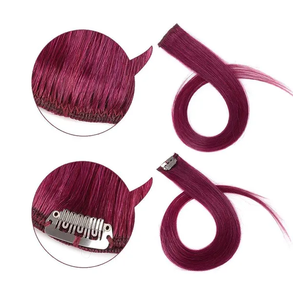 Maroon_Hair_Streaks_Synthetic_20-Inch_Maroon_Straight_Clip-On_Extensions_For_Instant_Highlights_Pack_Of_2_Perfect_&_Wo_Stylish_Hair_Makeover_Can_Be_Use_In_Party_&_Casual_For_Women