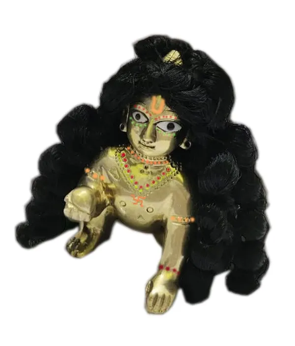 Artificial_Curly_Wig_for_Krishna_Deity
