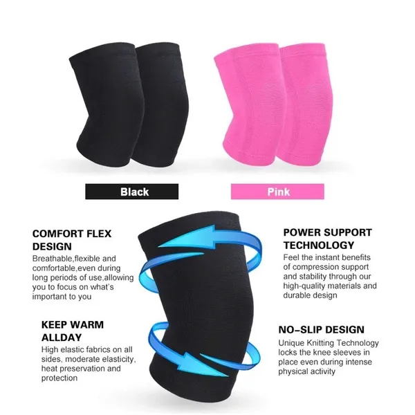 Pink_1_Pair_Knee_Sleeves_For_Knee_Support_Pain_Relief,Sport_Compression_For_Running_For_Women