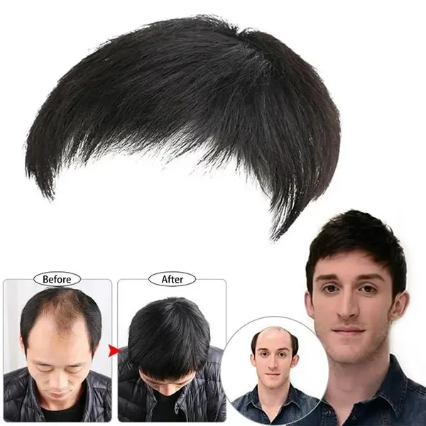 Black_Short_Toppers_Hairpiece_Real_Human_Hair_Clip_In_Crown_Hair_Pieces_For_Covering_White_Loss_Hair_Toupee_6X6_Inch_Hand_Made_Natural_Style_For_Men