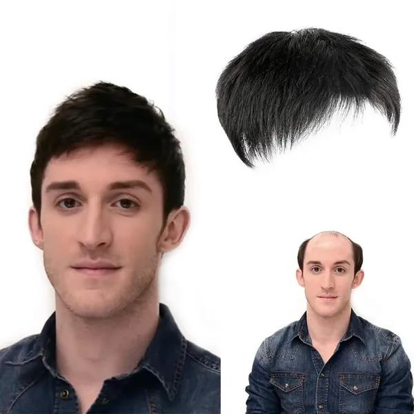 Black_Short_Toppers_Hairpiece_Real_Human_Hair_Clip_In_Crown_Hair_Pieces_For_Covering_White_Loss_Hair_Toupee_6X6_Inch_Hand_Made_Natural_Style_For_Men