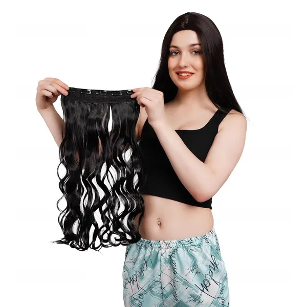Women's_Curly_Synthetic_Hair_Clip-In_Extension