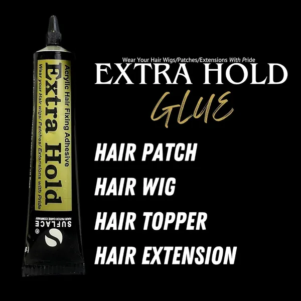 Clear_28Gm_Extra_Hold_Waterproof_Acrylic_Hair_Fixing_Adhesive/Glue_Tube_For_Hair_Patch/Wig/System_For_Women