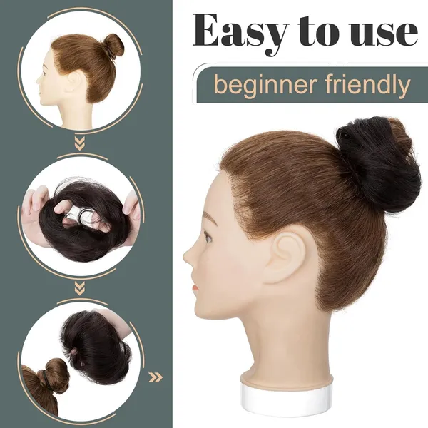 Human_Hair_Messy_Bun_Elastic_Band