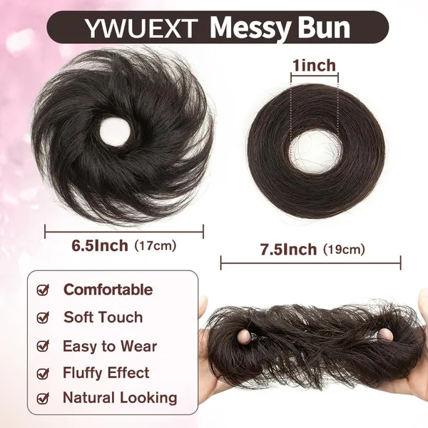 Human_Hair_Messy_Bun_Elastic_Band