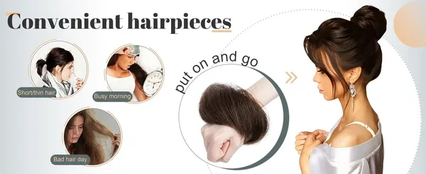 Light_Brown_Human_Hair_Messy_Bun_Soft_Hair_Elastic_Band_Fluffy_&_Straight_Style_Hair_Rubber_Bun(1.6)_For_Women