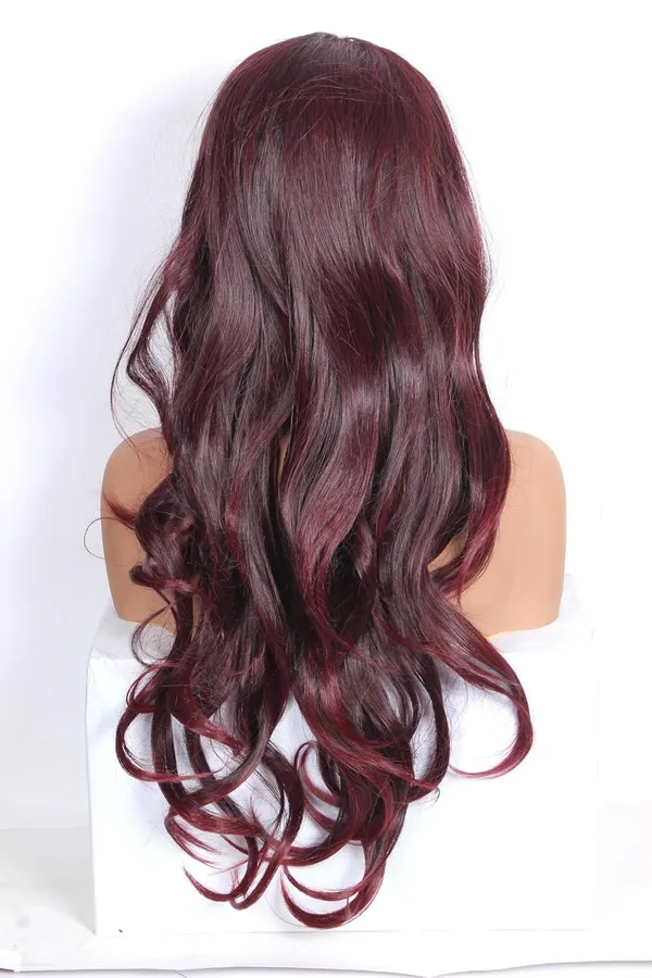 3/4_Part_Curly_Synthetic_Hair_Wig_for_Women