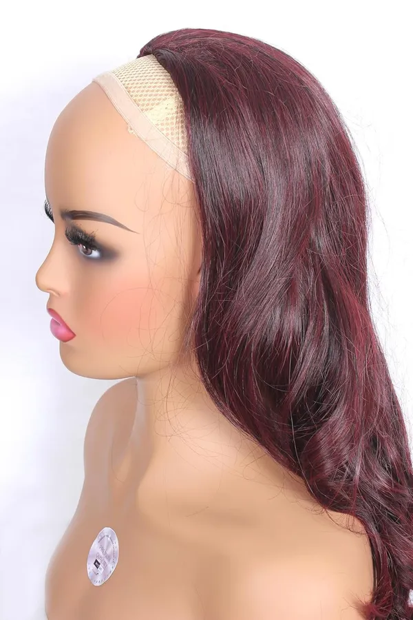 3/4_Part_Curly_Synthetic_Hair_Wig_for_Women