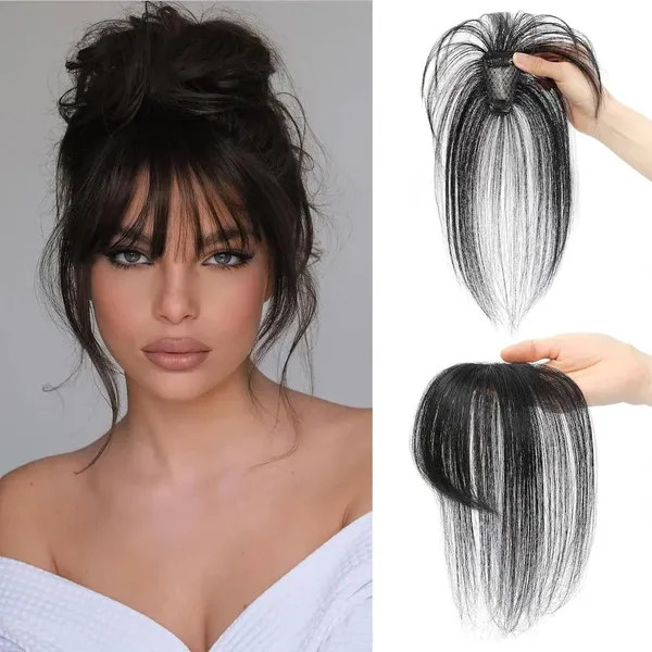 Black_10-Inch_Mono_Base_2_Clip_Frontal/Front_Head_Topper_Human_Hair_Bald_Areas_&_New_Look_-_Perfect_For_Parties_&_Casual_Use_For_Women
