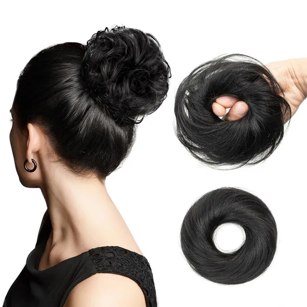 Human_Hair_Messy_Bun_Hair_Elastic