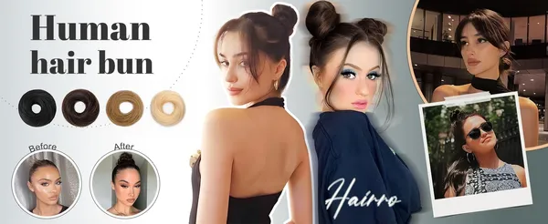 Human_Hair_Messy_Bun_Hair_Elastic