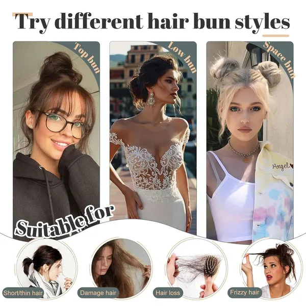 Human_Hair_Messy_Bun_Hair_Elastic_Band