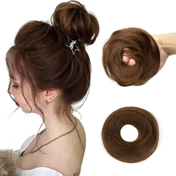 Human_Hair_Messy_Bun_Elastic_Band