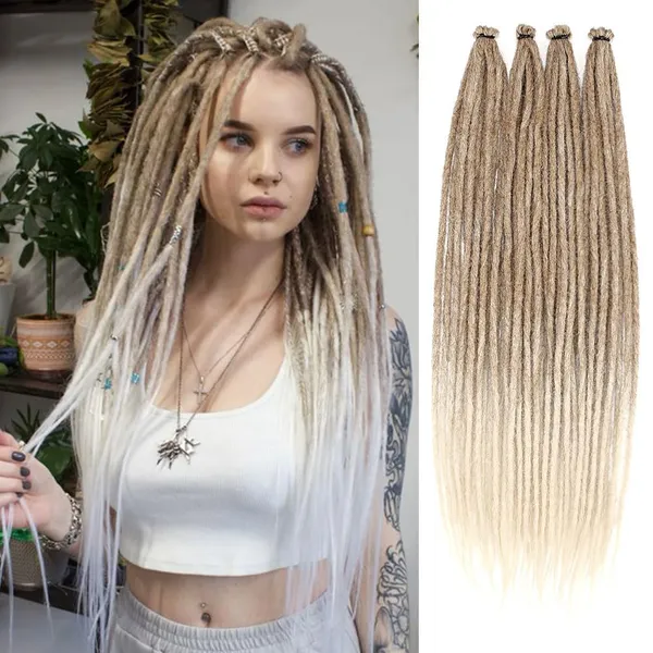Brown_And_White_36_Inch_Dreadlock_Extensions_-_12_Strands_Of_Natural_Soft_Long_Dreads_Handmade_Loc_Extensions_Durable_&_Lightweight_Hairpieces_For_A_Stylish_Look_Synthetic_Dread_Extensions_(Mt27-613)_For_Women