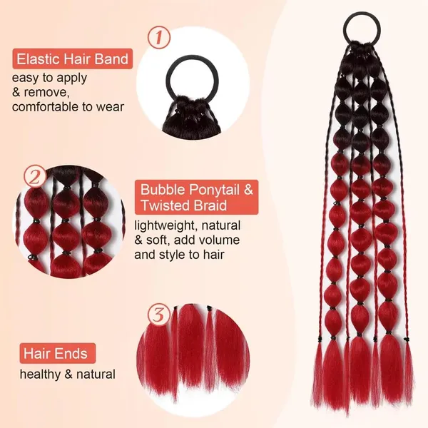 Bubble_Ponytail_Synthetic_Hair_Extension
