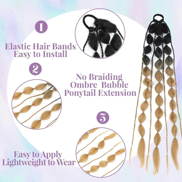 Bubble_Ponytail_Synthetic_Hair_Extension