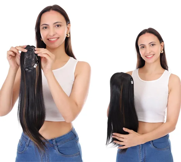 Synthetic_Straight_Hair_Clip-On_Topper
