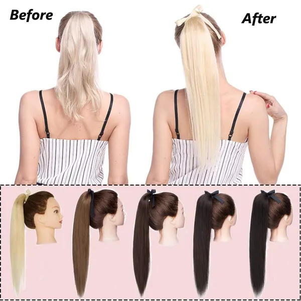 Ribbon_Ponytail_Synthetic_Hair_Extension