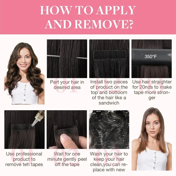 Human_Hair_Straight_Tape_Extensions
