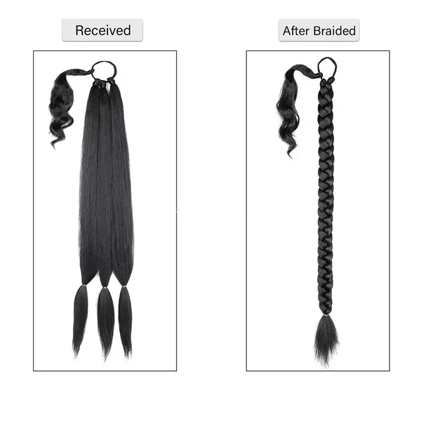 Synthetic_Braided_Ponytail_Hair_Extension