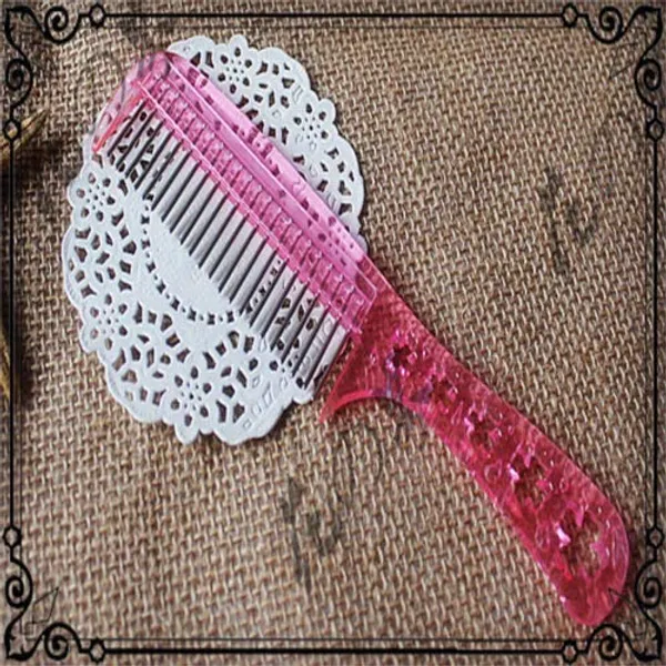 Pink_1_Pc_Tangle_Free/Maintenance_Steel_Pin_Comb_For_Hair_Wig/Extension_Hair_Patch_For_Women