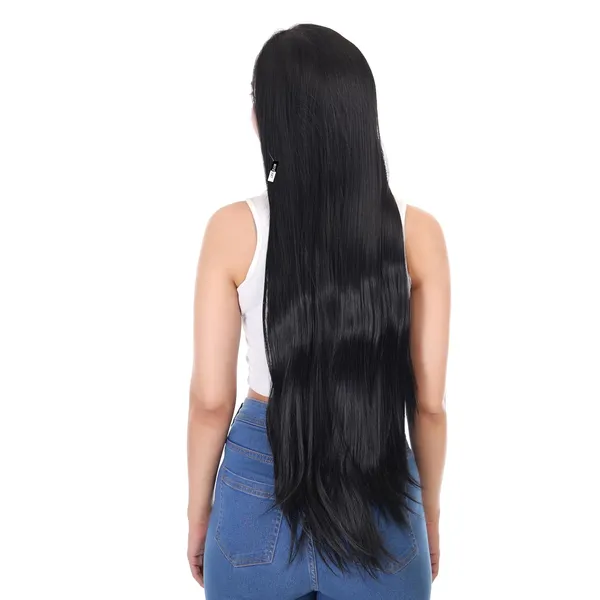 Black_Lace_Front_Wigs_Natural_Synthetic_Medium_Straight_Soft_&_Shiny_Hair_Lace_Wig-_28_Inch_For_Women