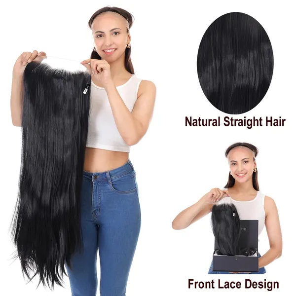 Black_Lace_Front_Wigs_Natural_Synthetic_Medium_Straight_Soft_&_Shiny_Hair_Lace_Wig-_28_Inch_For_Women