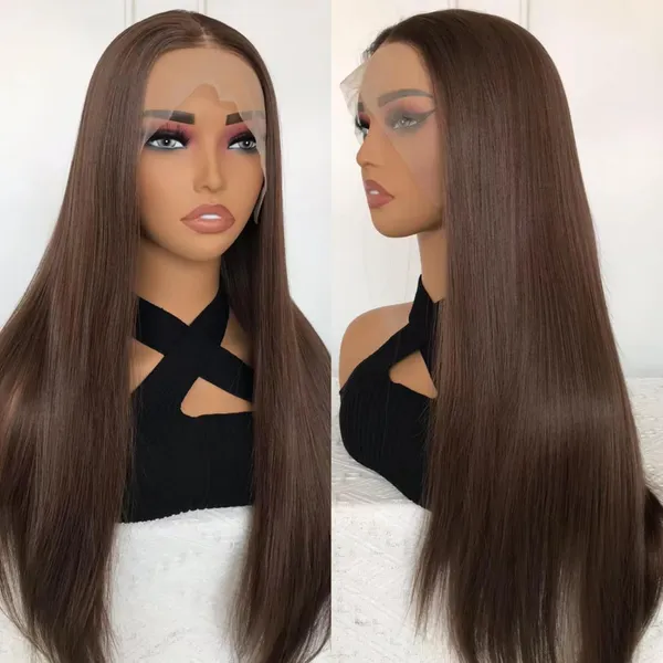 Brown_Lace_Front_Wigs_Natural_Synthetic_Medium_Straight_Soft_&_Shiny_Hair_Lace_Wig-_28_Inch_For_Women
