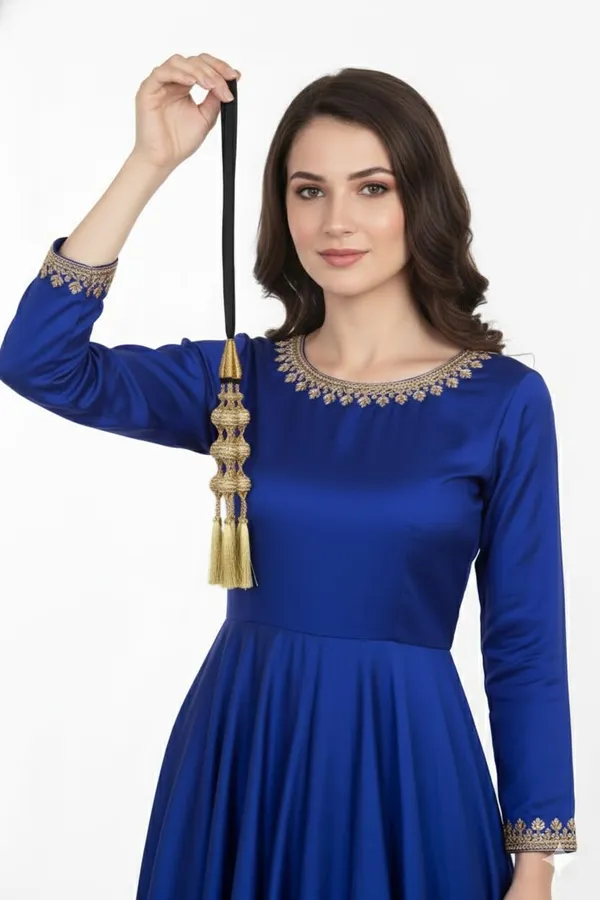 Golden_Hair_Parranda_30-Inch_Long_Traditional_Mirror_Zari_Braid/Choti_Elegant_Punjabi_Choti_For_Perfect_For_Cultural_Festive_&_Bridal_Hairstyles_(Golden)_For_Women