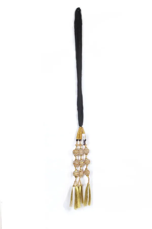Golden_Hair_Parranda_30-Inch_Long_Traditional_Mirror_Zari_Braid/Choti_Elegant_Punjabi_Choti_For_Perfect_For_Cultural_Festive_&_Bridal_Hairstyles_(Golden)_For_Women
