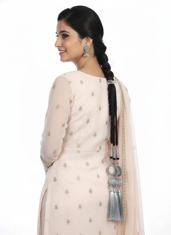 Silver_Plan_Hair_Parranda_30-Inch_Long_Traditional_Mirror_Zari_Braid/Choti_Elegant_Punjabi_Choti_For_Perfect_For_Cultural_Festive_&_Bridal_Hairstyles_For_Women