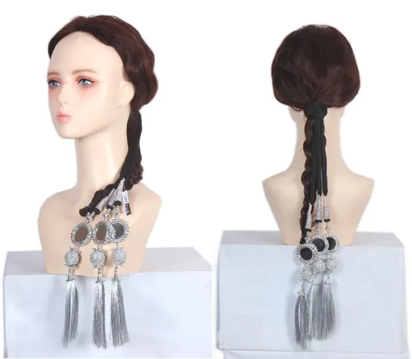 Silver_Plan_Hair_Parranda_30-Inch_Long_Traditional_Mirror_Zari_Braid/Choti_Elegant_Punjabi_Choti_For_Perfect_For_Cultural_Festive_&_Bridal_Hairstyles_For_Women