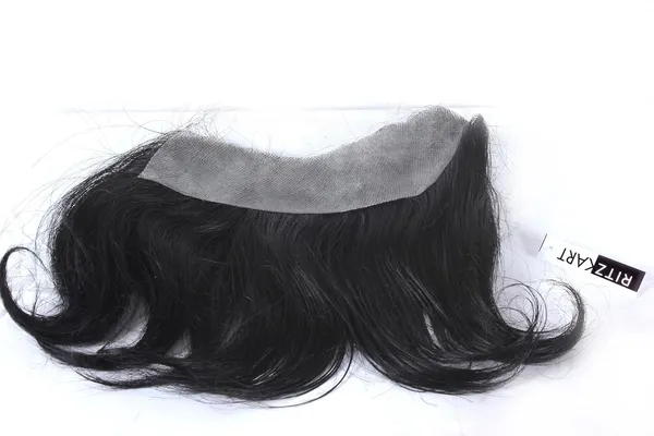 Black_Frontline_Frontal_Hair_Patch_Human_Hair_With_Pu_Base_Front_Line_Hair_Patch_For_Invisible_Frontal_Hairpiece_For_Seamless_Hairline_Coverage_(_B-(17X4)_L-14_Cm)_For_Women