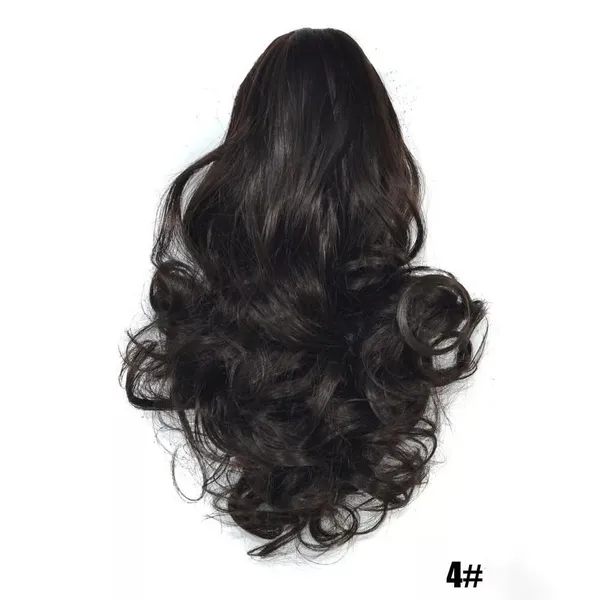 Black_Claw_Hair_Extension_12_Inch_Short_Synthetic_Wavy_Ponytail_Hair_Extension_For_Curly_Hair_Ponytail_With_Secure_Clip_Claw_Natural-Looking_Long_Hairpiece_For_Easy_Styling_For_Women
