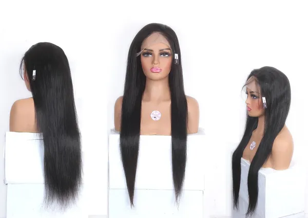 Black_Hair_Wig_Natural_Skin_Remi_Human_Hair_Glueless_Hair_Wig_With_Front_Lace_Design_Lace_13X4_Inch_(_32_Inch_Straight)_For_Women