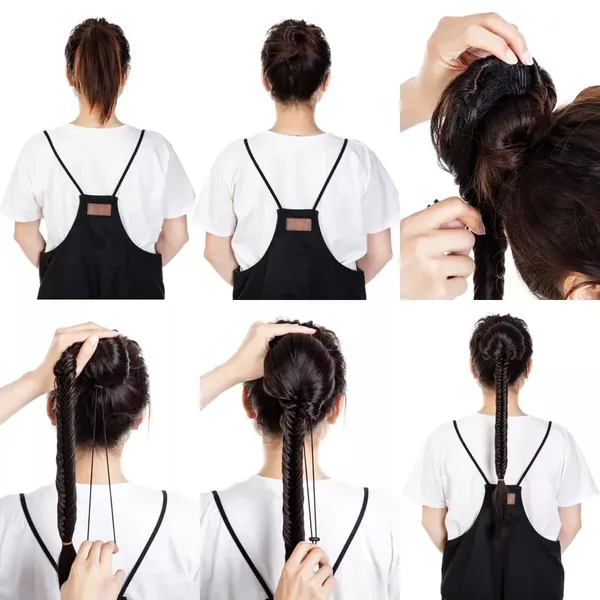 Brown_Fishtail_Braid_Ponytail_Extension_16-Inch_Natural_Synthetic_Hair_With_Hair_Bun_Braid_Design_Elastic_Thread_Attacht_For_Secure_Fit_Perfect_For_Seeking_Effortless_Style_And_Volume_For_Women