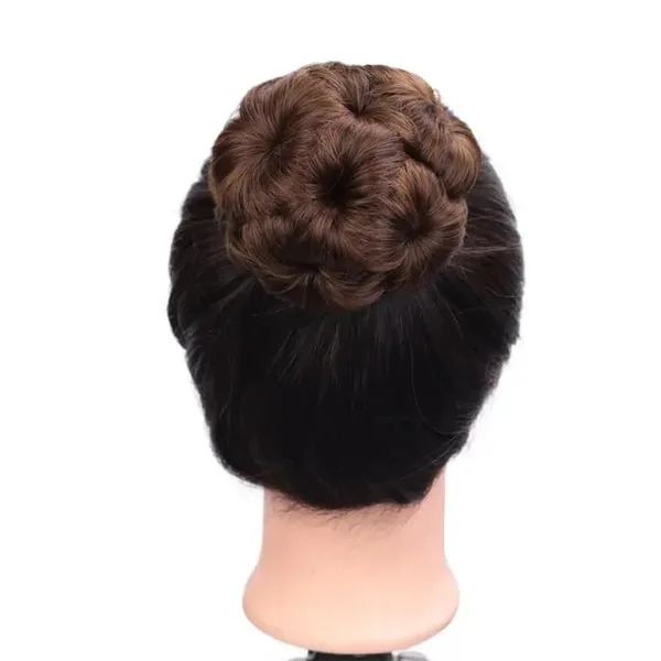 Brown_Hair_Bun_Free_Natural_Soft_&_Durable_Claw_Clip_Synthetic_Hair_Flower_Shape_Bun_Hair_Extension_&_Bridal_Hairstyles_For_Women