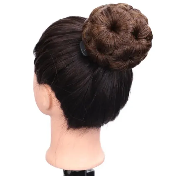 Brown_Hair_Bun_Free_Natural_Soft_&_Durable_Claw_Clip_Synthetic_Hair_Flower_Shape_Bun_Hair_Extension_&_Bridal_Hairstyles_For_Women