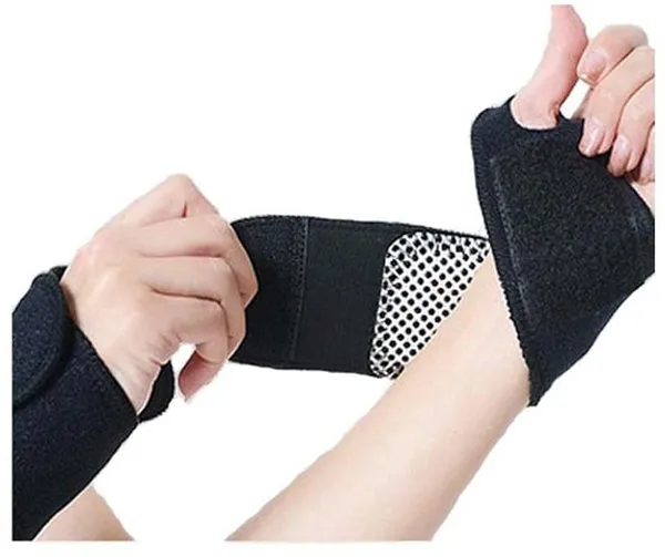 Black_Hand_Massager_Manual_Heat_Wrist_Brace_Support_Strap_For_&_|_Velcro_Tape_For_Adjustt_Pair_Of_1_|_Hand_&_Wrist_Pain_Relief_Support_For_Women
