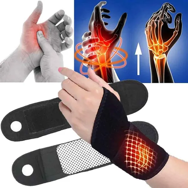 Black_Hand_Massager_Manual_Heat_Wrist_Brace_Support_Strap_For_&_|_Velcro_Tape_For_Adjustt_Pair_Of_1_|_Hand_&_Wrist_Pain_Relief_Support_For_Women