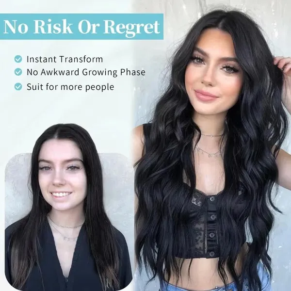 Black-1B_Lace_Front_Hair_Wig_With_Middle_Part_Design_28_Inch_Long_Wavy_Synthetic_Fiber_Mix_Hair_Wig_Natural-Looking_Soft_Texture_That_Feels_Like_Real_Hair_For_Women