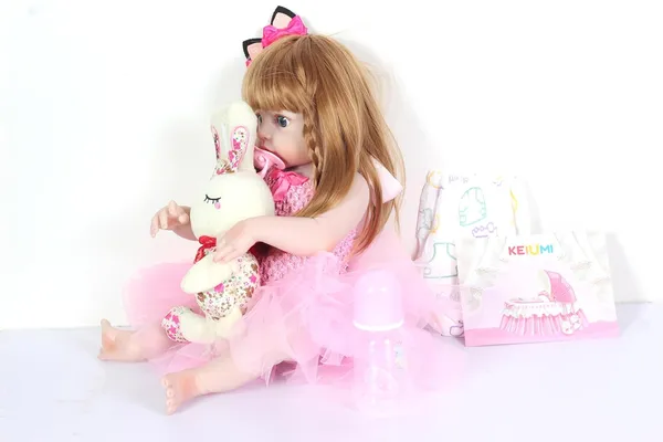 Pink_Newborn_Baby_Girl_Doll_Realistic_18-Inch_Full_Body_Soft_Silicone_Material_Lifelike_Reborn_Infant_With_Hand-Painted_Details_Rooted_Hair_And_Adorable_Toy_Accessory_For_Collectors_Or_Gift_Giving_For_Women