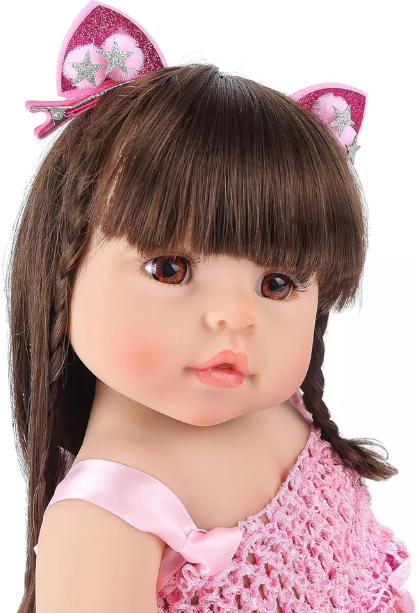 Pink_Newborn_Baby_Girl_Doll_Realistic_18-Inch_Full_Body_Soft_Silicone_Material_Lifelike_Reborn_Infant_With_Hand-Painted_Details_Rooted_Hair_And_Adorable_Toy_Accessory_For_Collectors_Or_Gift_Giving_For_Women