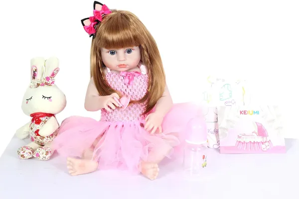 Pink_Newborn_Baby_Girl_Doll_Realistic_18-Inch_Full_Body_Soft_Silicone_Material_Lifelike_Reborn_Infant_With_Hand-Painted_Details_Rooted_Hair_And_Adorable_Toy_Accessory_For_Collectors_Or_Gift_Giving_For_Women